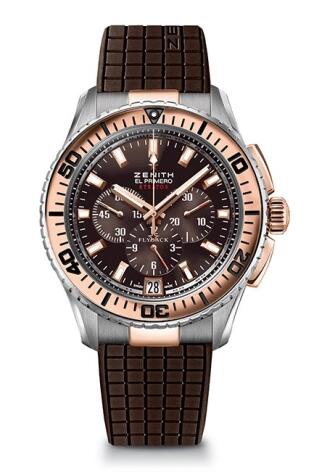 Replica Zenith Watch El Primero Stratos Flyback Two Tone 51.2061.405/75.R516 Replica Zenith Watch El Primero Stratos Flyback Two Tone 51.2061.405/75.R516